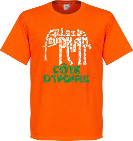 Foto: Ivoorkust allez les elephants t shirt xxl