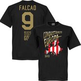 Atletico European Cup Winners T-Shirt 2012 - Zwart - M