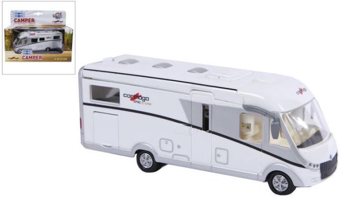 Kids Globe Die-cast Carthago Camper met Licht, 16cm — afbeelding 3