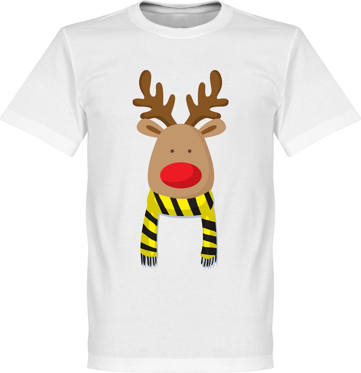 Reindeer Supporter T-Shirt - Zwart/Geel - Kinderen - 92