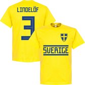 Zweden Lindelof 3 Team T-Shirt  - M
