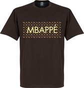 MbappÃ© KM Pattern T-Shirt - Bruin - M