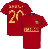 Portugal Quaresma 20 Team T-Shirt - Rood - S