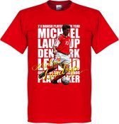 Michael Laudrup Legend T-Shirt - Rood - S