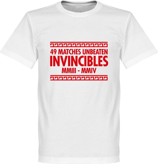 The Invincibles 49 Unbeaten Arsenal T-Shirt - XS
