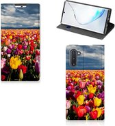 Geschikt voor Samsung Galaxy Note 10 Smart Cover Tulpen