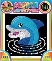 Sequin Art • 60 Dolfijn