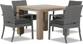 Domani Solarino/Brighton 100 cm dining tuinset 5-delig stapelbaar