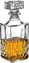 Excellent Houseware Whiskey Karaf - 900 ml - Glas
