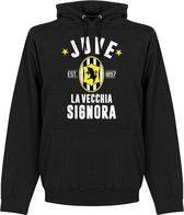 Juve Established Hooded Sweater - Zwart - Kinderen - 92