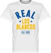 Real Madrid Established T-Shirt - Wit  - 5XL