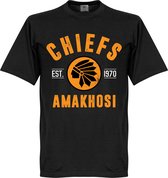 Kaizer Chiefs Established T-Shirt - Zwart - S