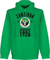 Zanzibar Established Hooded Sweater - Groen - S