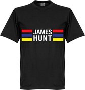 James Hunt Stripes T-Shirt - Zwart  - XXXL