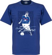 T-shirt Zinedine Zidane Legend - Bleu - Enfant - 140