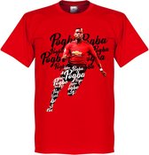 Pogba Script T-Shirt - Rood - XS