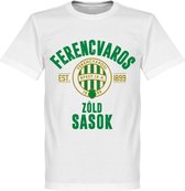 Ferencvaros Established T-Shirt - Wit - XL