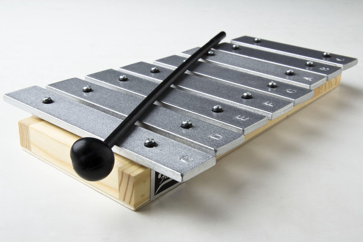 Fame Glockenspiel, diatonisch 8 Töne, 1 Schlägel Orff instrument