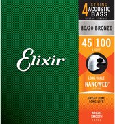 Elixir 14502 Acoustic Bass 45-100 - Akoestische basgitaarsnaren