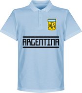 Argentinië Team Polo Shirt - Licht Blauw - XL