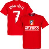 Atletico Madrid Joao Felix 7 Team T-Shirt - Rood - XS