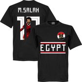 Egypt M. Salah 10 Gallery Team T-Shirt - Zwart - XXL