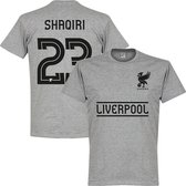 Liverpool Shaqiri 23 Team T-Shirt - Grijs - XL