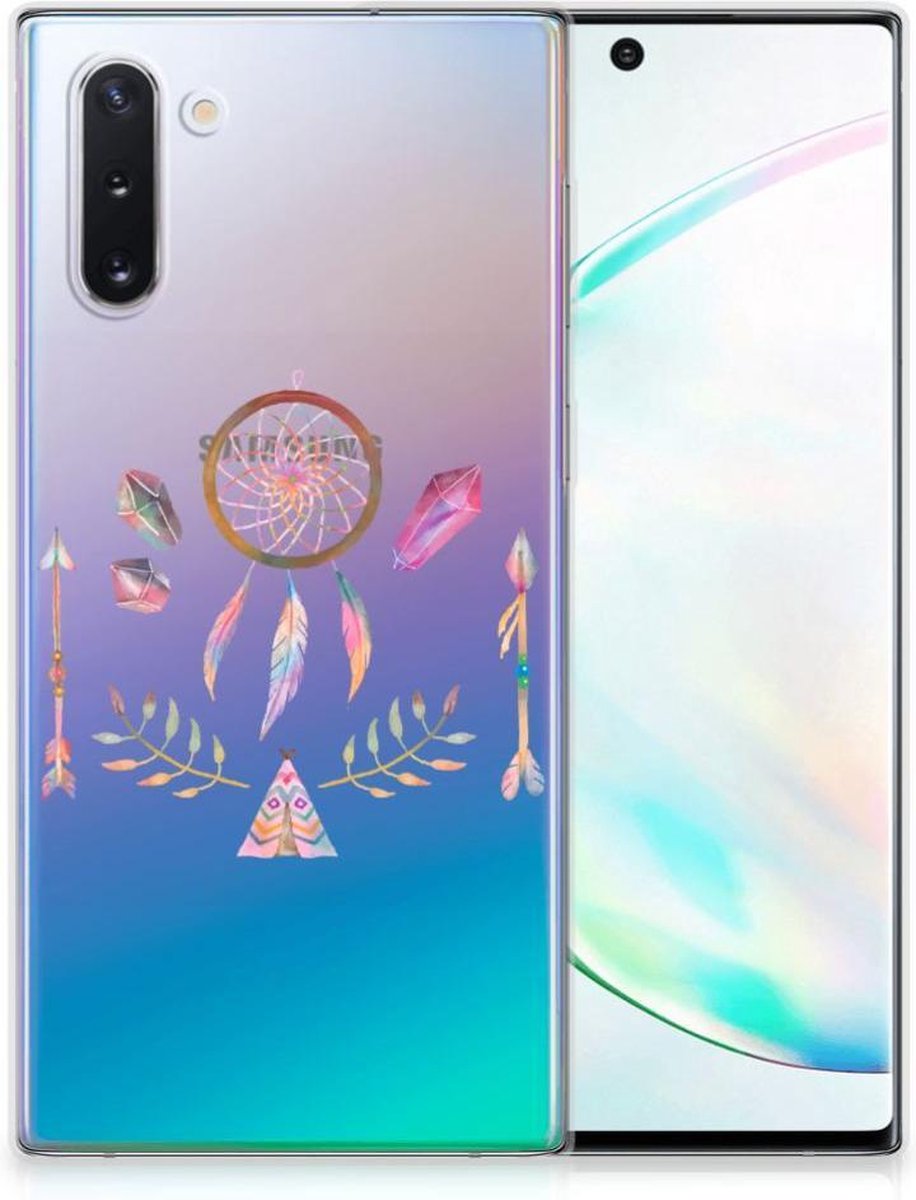 Samsung Galaxy Note 10 Telefoonhoesje met Naam Boho Dreamcatcher