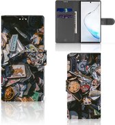 Geschikt voor Samsung Galaxy Note 10 Telefoonhoesje met foto Badges