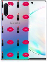 Geschikt voor Samsung Galaxy Note 10 TPU bumper Lipstick Kiss