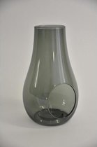 Kruiken En Flessen - Vase+hole D15.2xh25 Grey