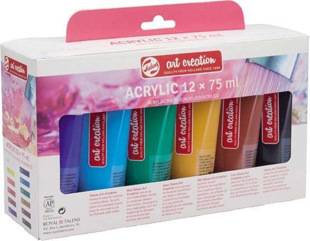 Talens Art Creation Acrylverf Set 12 x 75 ml — afbeelding 5