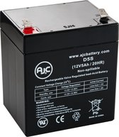 AJC Battery Brand Replacement for Johnson Controls JC1240 12V 5Ah UPS Noodstroomvoeding Accu - Dit is een AJC® Vervangings Accu
