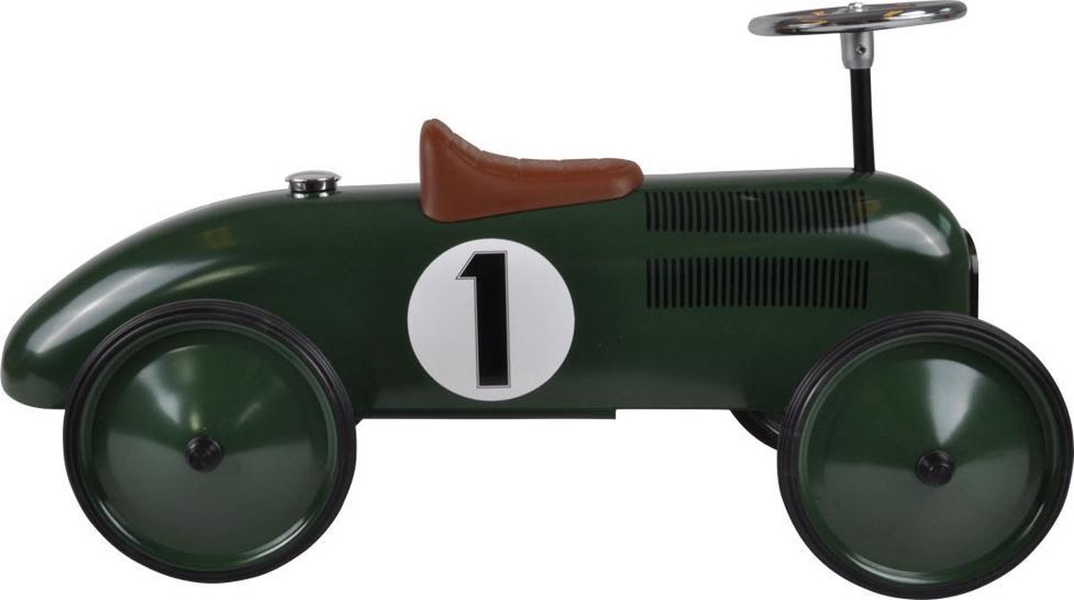 Goki Retro Loopauto Groen