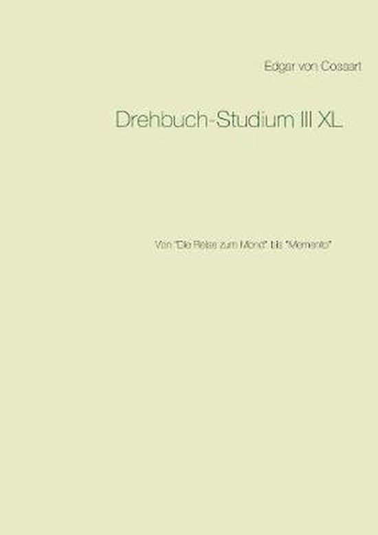 Drehbuch-Studium III XL - cover