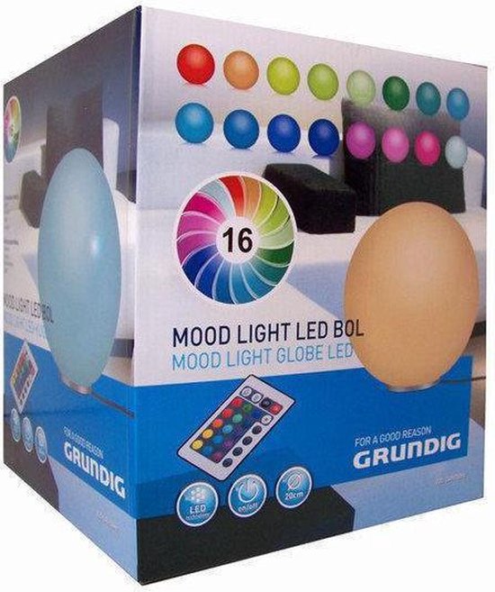 Grundig Mood light meerkleurige LED-bol | bol.com