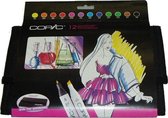 Copic Marker Wallet Set - Light -Colored - 12 stuks