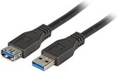 Alcasa USB 3.0 A 1m USB-kabel USB 3.2 Gen 1 (3.1 Gen 1) USB A Zwart