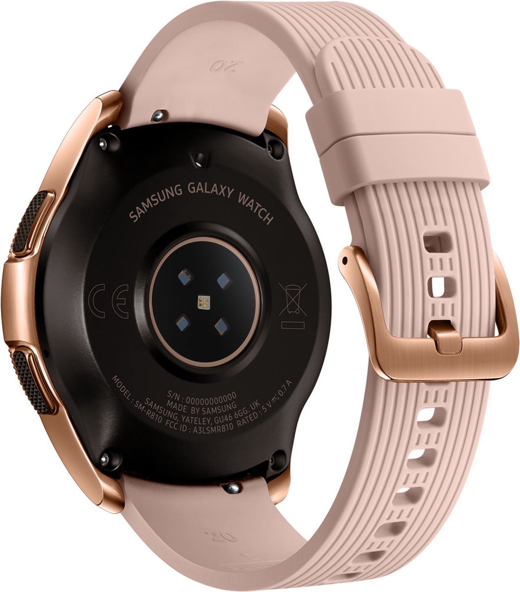 Samsung Galaxy Watch - Smartwatch dames - 42 mm - Rosegoud | bol.