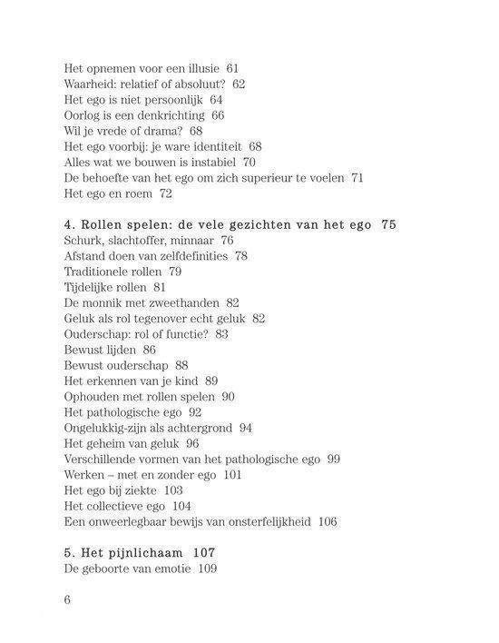 Hoofdstukindeling: Rollen spelen, Het pijnlichaam