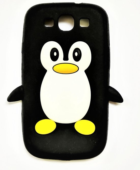 dwaas God Optimaal Galaxy S3 Zwarte Pinguin Hoesje - Telefoonhoesje - Jongen - Siliconen |  bol.com
