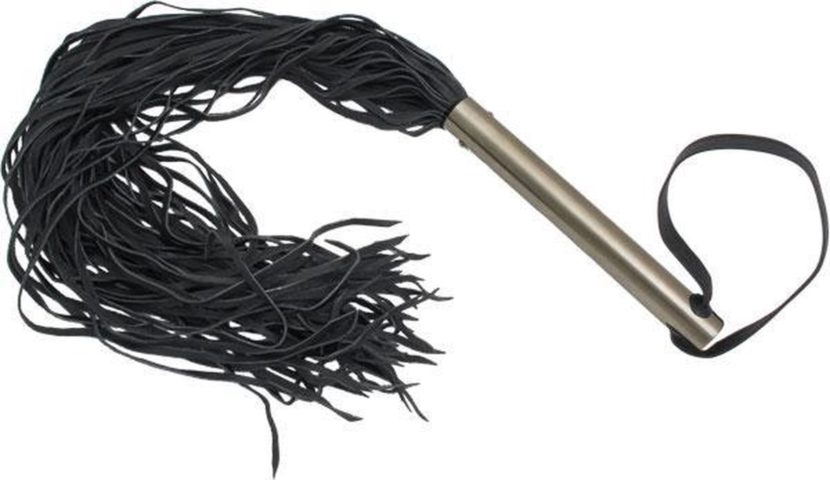 Echt lederen Cat O' Nine Tails Zweep, handgeweven, 60 cm lang met Echt lederen Cat O' Nine Tails Zweep, handgeweven, 60 cm lang met