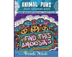 Animal Puns Adult Coloring Book