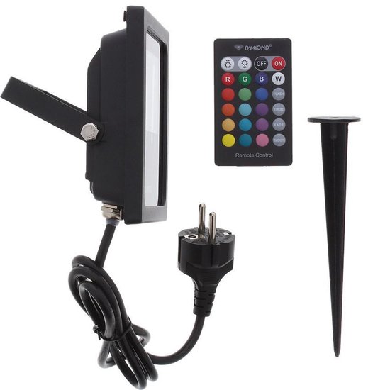 4er RGB LED-schijnwerper, RGB-kleurwisselende 10W