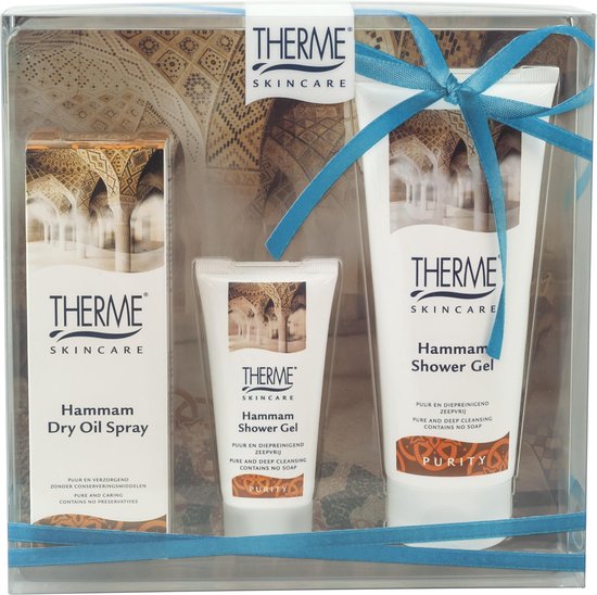Therme Hammam Showergelmini showergelDry Oil geschenkverpakking