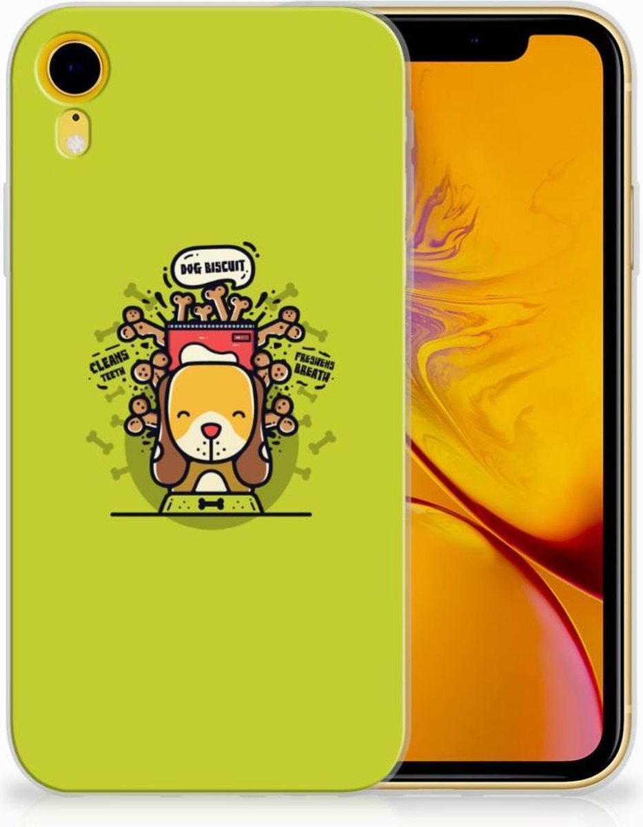 Apple iPhone Xr Telefoonhoesje met Naam Doggy Biscuit