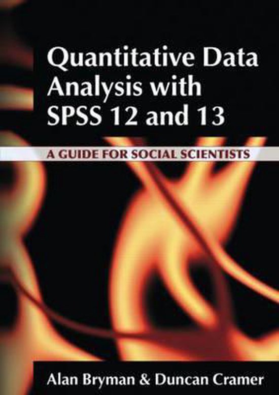 Quantitative Data Analysis with SPSS 12 and 13 - cover