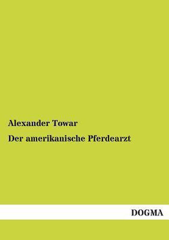Der Amerikanische Pferdearzt - cover