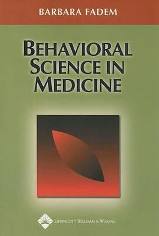 Behavioral Science in Medicine 9780781736695 Barbara Fadem Boeken