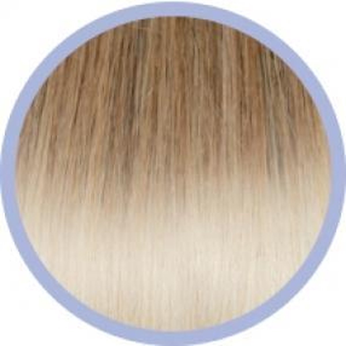 Euro So. Cap. Flat Ring-On Ombre Extensions Goud/ Platinablond DB4-1001 10x50-55cm